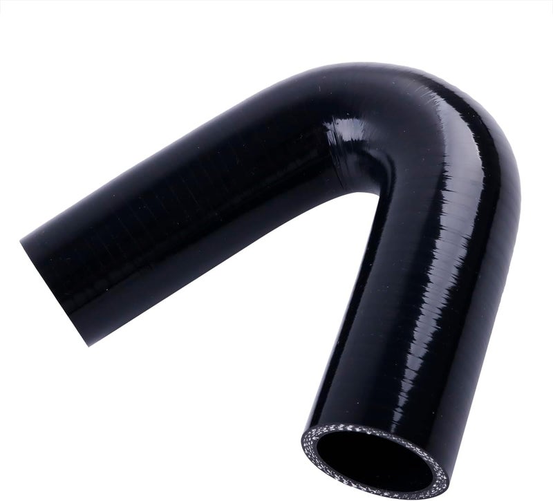 ZAP Performance 135 Degree ID 1.5"(38mm) Elbow Silicone Hose Intake Intercooler Coupler 1.5" inch Pipe,Length 102mm One Leg,4-Ply Thickness 5.4 mm - Image 2